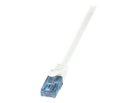 LOGILINK CP3011U LOGILINK - Patch Cable Cat.6A 10GE Home U/UTP EconLine white 0,25m