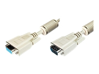 ASSMANN Display extension cable 10m 2 Ferrite Cores AWG28 2xshielded M/F beige bulk