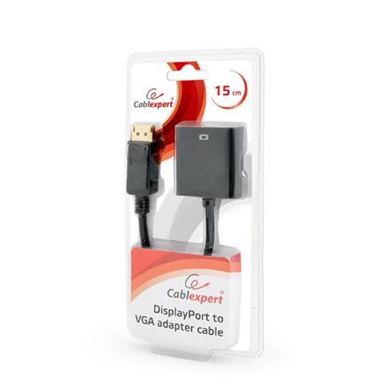 Cablexpert DisplayPort to VGA adapter cable, Black | Cablexpert AB-DPM-VGAF-02