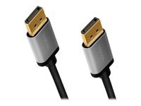 LogiLink - DisplayPort cable - DisplayPort (M) to DisplayPort (M) - DisplayPort 1.2 - 5 m - 4K60Hz support, 2K165Hz (2560 x 1440) support - black 