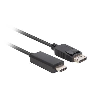 Lanberg | DisplayPort to HDMI Cable | DisplayPort Male | HDMI Male | DP to HDMI | 1 m CA-DPHD-11CC-0010-BK