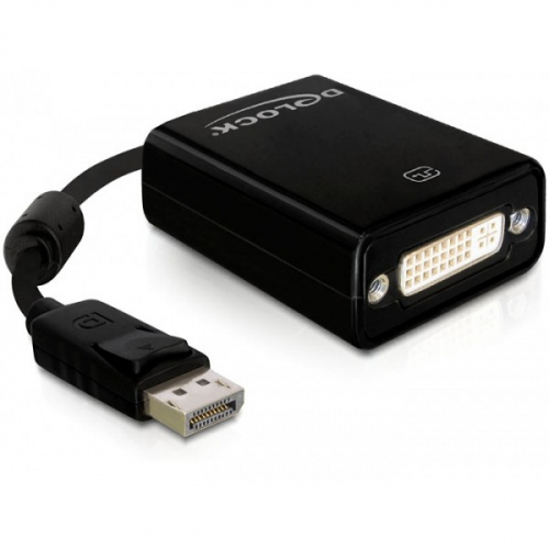 DeLock DisplayPort 1.1 > DVI 24+5 (ST-BU) Adapter Schwarz