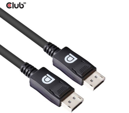 Club 3D - DisplayPort cable - DisplayPort (M) to DisplayPort (M) - DisplayPort 1.4 - 3 m - 8K support 