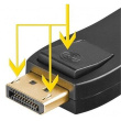 Goobay 51719 DisplayPort/HDMI™ adapter 1.1, gold-plated | Goobay 51719