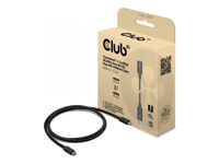 CLUB 3D Thunderbolt 5 Certified 8K240Hz Data 80/120 Gbps EPR 240 Watt Cable M/M 1m/3.28ft