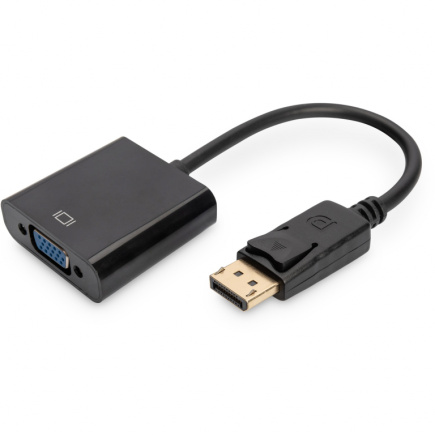 DIGITUS DisplayPortAdapter DPort -> VGA HD15 St/Bu 0.15m bulk