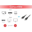 Equip DisplayPort 1.2 St/St 3.00m 4K/60Hz komp.HDCP schwarz Polybeutel
