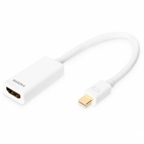 DIGITUS DisplayPort Adapter Mini DP-->HDMI A St./Bu.0.15 wei