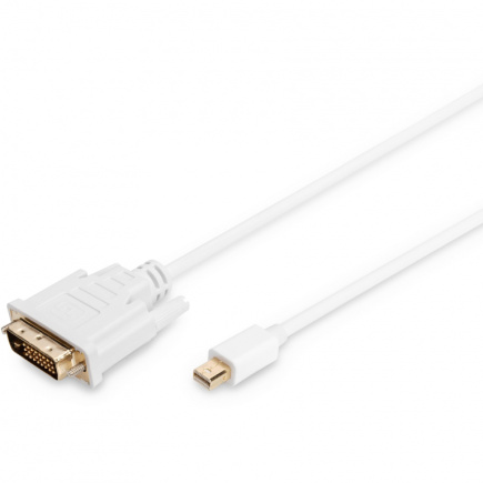 DIGITUS DisplayPortKabel miniDPort->DVI(24+1) St/St 8K 2m1.1 Polybeutel