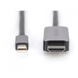 DIGITUS DisplayPort Adapterkabel mini DP->HDMI St/St 8K 1.0m