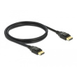 DELOCK Kabel Displayport St-St. Gold 1m