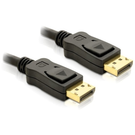 DELOCK Kabel Displayport St-St. Gold 1m