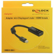 DELOCK Adapter miniDisplay Port-St > HDMI-Bu