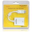 DELOCK Adapter Displayport-St > VGA-Bu weiss