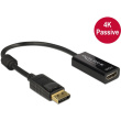 DELOCK Adapterkabel DisplayPort 1.2 Stecker > HDMI Buchse schwarz 4K Passiv