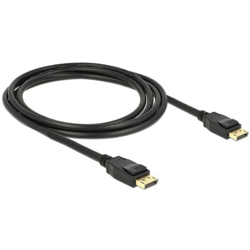 DELOCK Kabel DisplayPort 1.2 Stecker > DisplayPort Stecker 2 m schwarz 4K