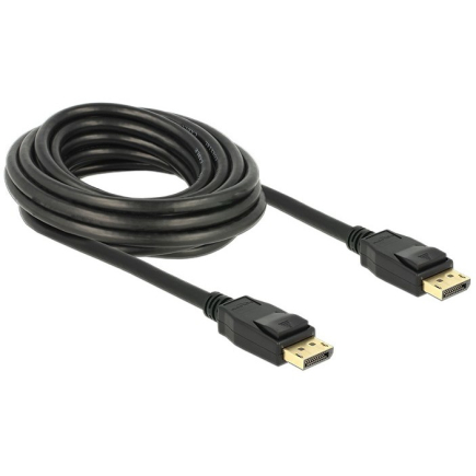 DELOCK Kabel DisplayPort 1.2 Stecker > DisplayPort Stecker 5 m schwarz 4K