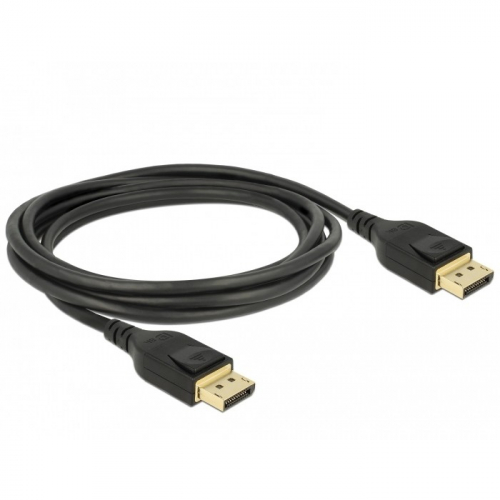 DELOCK DisplayPort Kabel 8K 60 Hz 3 m DP 8K zertifiziert