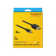 DELOCK Mini DisplayPort zu DisplayPort Kabel 8K 60Hz 1m DP 8K zertifiziert