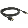 DELOCK Mini DisplayPort zu DisplayPort Kabel 8K 60Hz 2m DP 8K zertifiziert