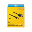 DELOCK Mini DisplayPort zu DisplayPort Kabel 8K 60Hz 2m DP 8K zertifiziert