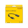 DELOCK Adapter DisplayPort 1.2 Stecker zu HDMI Buchse 4K Passiv schwarz 21263928