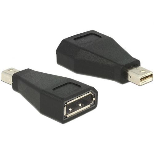 DELOCK Adapter DP mini-St > DP-Bu black