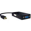 Logilink 4K Mini DisplayPort 1.2 zu DVI/HDMI/VGA Adapter