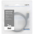 Logilink DisplayPort-Kabel DP 1.2 zu DVI 1.2 2.0m schwarz