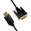 Logilink DisplayPort-Kabel DP 1.2 zu DVI 1.2 2.0m schwarz