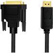 Logilink DisplayPort-Kabel DP 1.2 zu DVI 1.2 2.0m schwarz