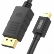 Unitek CABLE miniDisplayPort/ DisplayP M/M 2m;Y-C611BK