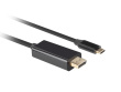 Lanberg Cable USB-C(M)->Displayport(M) 1.8M 4K 60HZ black