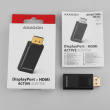 AXAGON DisplayPort -> HDMI Reduction / Mini Adapter, FullHD, RVD-HI