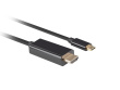 Lanberg Cable USB-C(M)->HDMI(M) 4K 60HZ 3M black