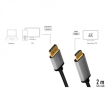 LogiLink Displayport to HDMI 4K/60Hz, alu, 2m