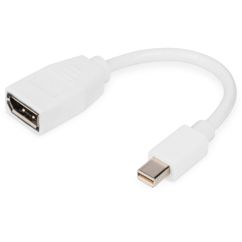 DIGITUS DisplayPort Kabel. mini DP - DP St./Bu. 0.15m weiß