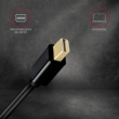 AXAGON AXAGON RVDM-HI14C2 cabl e 1.8m MiniDP to HDMI 4