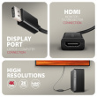 AXAGON RVD-HI20N Adapter activ e DP - HDMI 4K/60Hz
