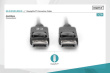 Digitus Connection Cable DisplayPort with snaps 1080p 60Hz FHD Type DP / DP M / M black 5m