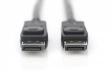 Digitus Connection Cable Displayport 8K 30Hz UHD Typ DP/DP M/M black 2m