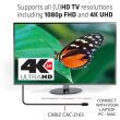 Club3D Kabel MiniDP 1.2 <-> DP 1.2 2m 4K60Hz St/St Polybeutel