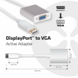 Club3D Adapter DisplayPort > VGA aktiv St/Bu weiß Polybeutel