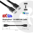 Club3D DisplayPort-Kabel 1.4 HBR3 32.4Gb/s 5m 8K60Hz St/St retail