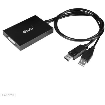 Club3D Adapter DisplayPort > DVI-D (Active Dual) St/Bu retail