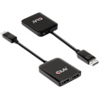 Club3D Multi Streaming Transport Hub 1xDP->2xDP 1.4 retail