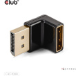 Club3D Adapter DP > DP 1.4 90° abgewinkelt 4K@120Hz St/Bu retail