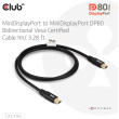 Club3D Kabel MiniDP 2.1 <-> MiniDP 2.1 1m 10K60Hz St/St retail