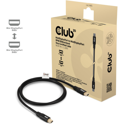 Club3D Kabel MiniDP 2.1 <-> MiniDP 2.1 1m 10K60Hz St/St retail
