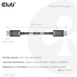 Club3D DP-Kabel 2.1 DP80 zertifiziert 1.6m 10K/8K/4K St/St retail